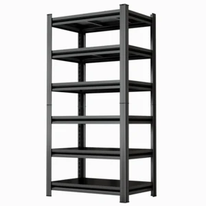 US Warehouse Local Stock 6 Lays Metal Garage Shelving Adjustable Storage Shelves Steel Industrial Design Rack