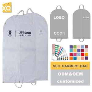 High Quality Portable Polyester Coat Suit Storage Bag Foldable Men's Clothing Dust Hanger Organizer Reusable Household Accessory