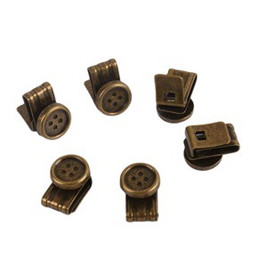 High Quality Brass Spring Button Clip for Garments Wholesale Product