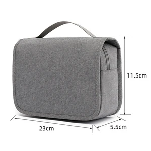 Custom Portable Toiletry Bag Travel Large Capacity Hanging Storage Bag Simple Toiletry Bag With Hook