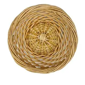 Round Full Willow Woven Storage Basket