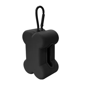 Custom Food Grade Cute Silicone Pet Poop Bag Clip And Dispenser Portable, Soft, And Eco-Friendly Dog Walking Accessory