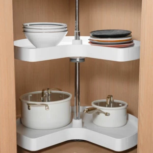 270 Revolve Magic Corner Kitchen Cabinet Blind Corner Pull Out Organizer Lazy Susan Storage Rack