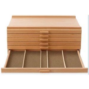 Wholesale Cute Small Wood Desktop Storage Box Multi-Functional Organizing Drawer for Cosmetics Spice Use in Car or Bathroom