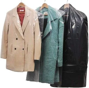 Clear Plastic Garment Bags Laundry Dry Cleaning Bag Dust Proof Cloth Cover for Suits Dresses