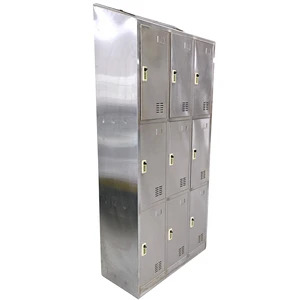 CE Approved Modular Assembled Storage Locker System-Expandable Steel Locker with Key Lock for Supermarkets