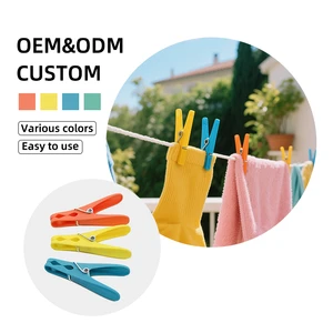 2026 New Design Good Quality Hanging Popular Plastic Clothes Pegs Clothespins for Home Use