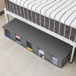 NFS Home Use Foldable Non-Woven Under-Bed Storage Box for Amazon Dustproof Divider Fabric and PP Storage Bag