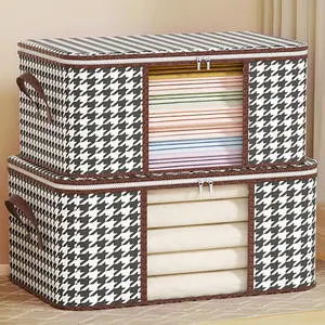 Foldable Large Clothe Organizer Storage Box Organizer Fabric Large Capacity Clothe Storage Bag Opp Bag Multifunction CLASSIC