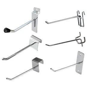Custom Metal Hook Pegboard Supermarket Pegboard Hook 6 Inch Wire Mesh Display Hooks