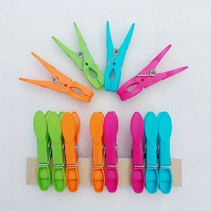 Wholesalable Plastic Clothespin, Wind-resistant and Sun-protective Clothespin Spring-loaded Hanging Clip