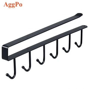 Kitchen Punch-free Metal Hook Multi-functional Storage Hook Creative Layered Kitchen Cabinet Storage Rack