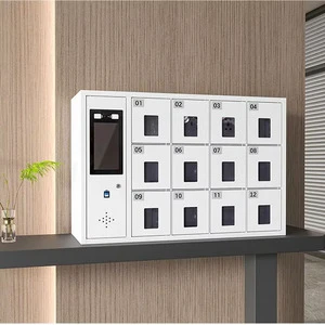 China Manufacturer Factory Storage Safekeeping Multi-Door Fingerprint Face Recognition Cell Phone Smart Charging Storage Locker
