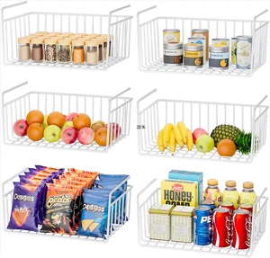 Handmade Woven High Quality Iron Mesh Metal Wire Storage Organizer Fruit Basket