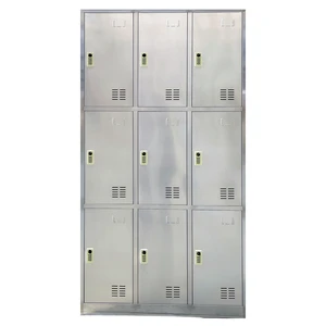 CE Certified Assembled Multi-Compartment Steel Storage Locker-Customizable Key Lock Locker for Supermarkets
