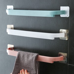 Popular Home Glue Hook Rack Kitchen Wall Hang Hook Creative Corner Bathroom Rack Traceless Clothes Hanger Hook