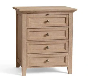 Traditional Solid Wood 4 Drawer Chest Bedroom Furniture Storage Cabinet Modern Design