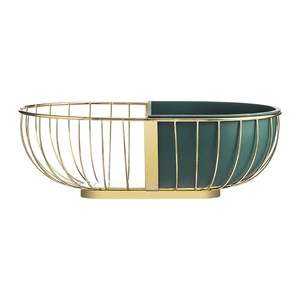 Hot Sale Eco-Friendly Multifunction Iron Metal Wire Mesh Storage Basket for Housekeeping Fruit Food Vegetable Storage
