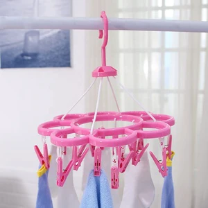 Bulk Wholesale 16-Head Plastic Clips - Custom Logo Towel Clamps & Multi-Purpose Clothespins for Commercial & Home Use
