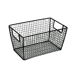 Best Selling Eco-Friendly Large Iron Wire Basket Modern Design Custom Metal Multifunction Storage Basket High Standard Quality