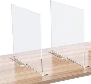 Acrylic Shelf Dividers Organizer & Separator for Home Closet, Wardrobe, Cabinet, Pantry & Store, Showroom