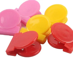 2025 China Popular New Products Colorful 36*35 Memo Folder Food Bag Clamp Plastic Clip