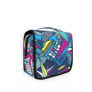 Wholesale Bathroom Toilet Bag Portable Travel Hanging Toiletry Wash Bag Cosmetic Storage Bag Customs logo