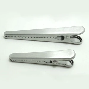 UJ-OT088 Durable 2pcs Stainless Steel Bag Clip Set Bag Sealer