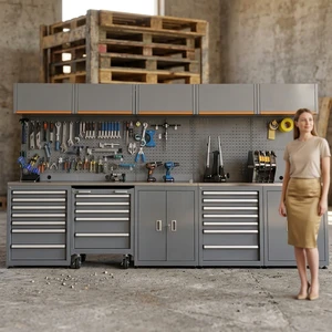 Modular Garage Cabinet ODM Supported Tool Cabinet Combination Tool Cabinet Garage Storage System