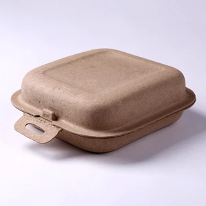 H58-Customized Recycled Paper Pulp Molded Dry Press Shoes And Clothing Packaging Box