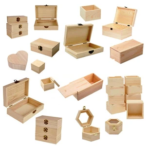 Custom High-End Rectangle Solid Wooden Box Storage Organizer For Jewelry Gifts Home Desktop