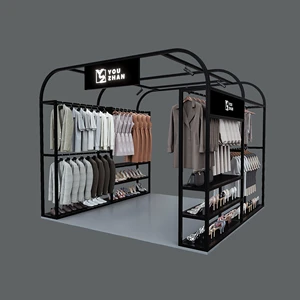 2026 New Design Clothing Booth; Clothing Display Racks At The World Expo And Canton Fair