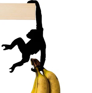 Design Unique Banana Holder Balance Hook Stylish Magic Hook for Hanging Plants Purse Kitchen Dorm Room Home Novelty Hooks