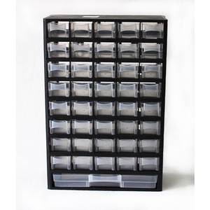 GD2047-12' Multi-Function 41 Drawer Plastic Parts Storage Hardware and Craft Cabinet