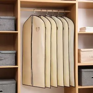 Clothing Dust protection Product Suit Covers Waterproof Clothes Storage Bag Clothes Dust Covers with Zipper for Coats