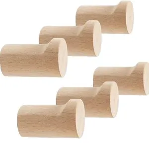 Nordic Solid Wood Wall Hooks - Creative Coat Hooks Behind the Door - Hallway Hanging Rack