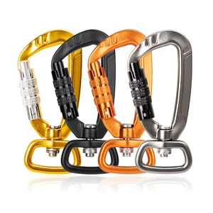 4KN Swivel Carabiner Clip For Dog Leash Auto Locking Snap Hook For Pets Keychain Clip For Keys, Backpacks, Cats, Puppy