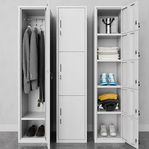2 Door Steel Locker Wardrobe Metal Cabinet Storage Furniture With Price