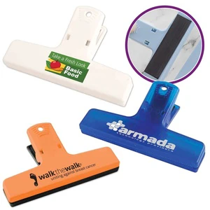 Promotional Personalized 4 Inch Bag Clips Custom Printed 4