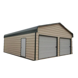 Construction Galvanized Steel Frame Pre-engineered Prefabricated Fast Assembling Modern Storage Mobile Garage Container Carport