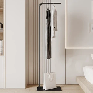 Luxury Modern Metal Multifunctional Floor Coat Rack for Living Room Bedroom Entryway Home Storage with Customizable Design