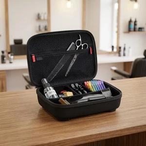OEM ODM Customized Eva Hard Waterproof Custom Eva Case With Storage Bag Shockproof EVA Hair Clipper Case Organizer Zipper Bag