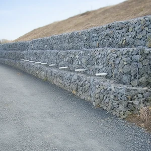 Double Twisted Hexagonal Wire Mesh Gabion Baskets Hot Dipped Galvanized Hexagonal Wire Mesh For Slope Protection
