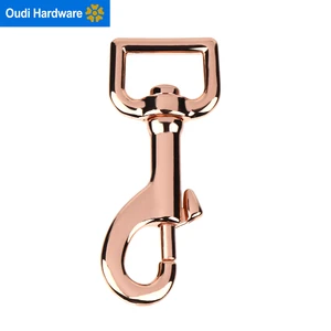 Green Color D Ring Metal Bag Clip Dog Swivel Snap Hooks for Bags