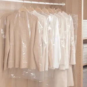 Caijie Closet Storage Plastic Clothes Covers Hanging Clothes Transparent Dry Cleaner Bag Dust-proof Clothing Protector Covers