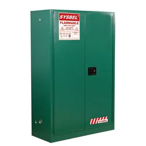 Professional Manufacturer Galvanized Steel 45 Gal 170L 2 Door Safety storage Cabinets with ce