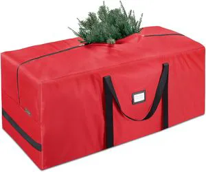 Christmas Tree Storage Bag - Suitable for Artificial Christmas Trees - Features Durable Handles and Zippers - With Card Slots