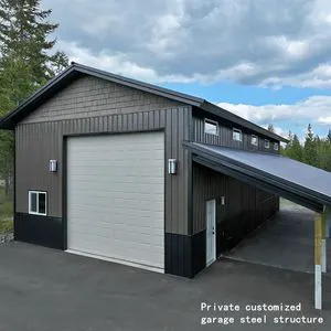 Fast - Delivery Customizable Size Private Vehicle Storage Mobile Car Garage Prices Heavy Duty Steel Structure Garage