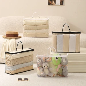 Transparent Storage Bag for Household Moisture-proof Clothing Storage and Organizing Bag for Clothing Storage and Storage Bag