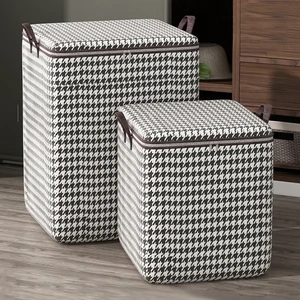 Wholesale Rectangle Quilt Storage Bag Wardrobe Organizing Portable Storage Basket For Moving Clothes Clothes Packing Storage Bag